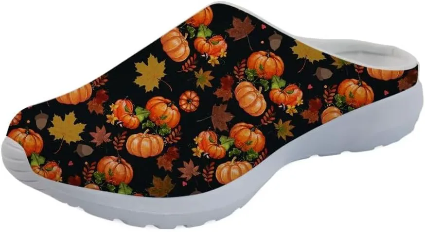 

Кроссовки Forchrinse Christmas с Санта-Клаусом и снежинкой для женщин, мюли, сетчатые слипоны, мужские садовые сабо, рождественская обувь для прогулок, для дома, работы и спортзала