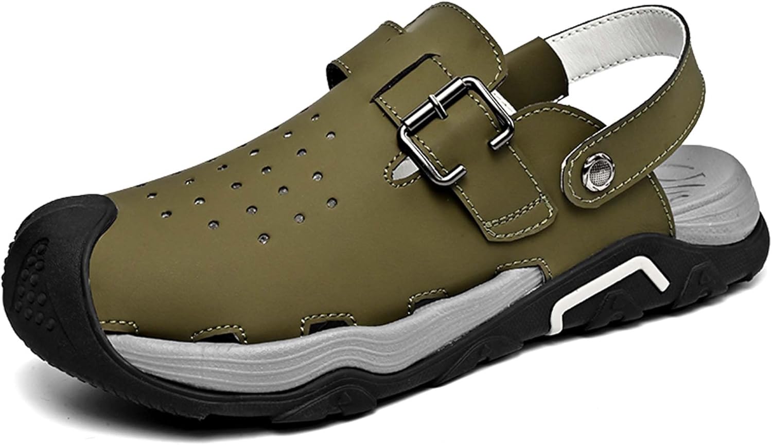 

Мужские спортивные сандалии, регулируемые тапочки с каблуком, сандалии для рыбалки, бассейна, пляжа, обувь для походов, альпинизма и кемпинга Generic, коричневый