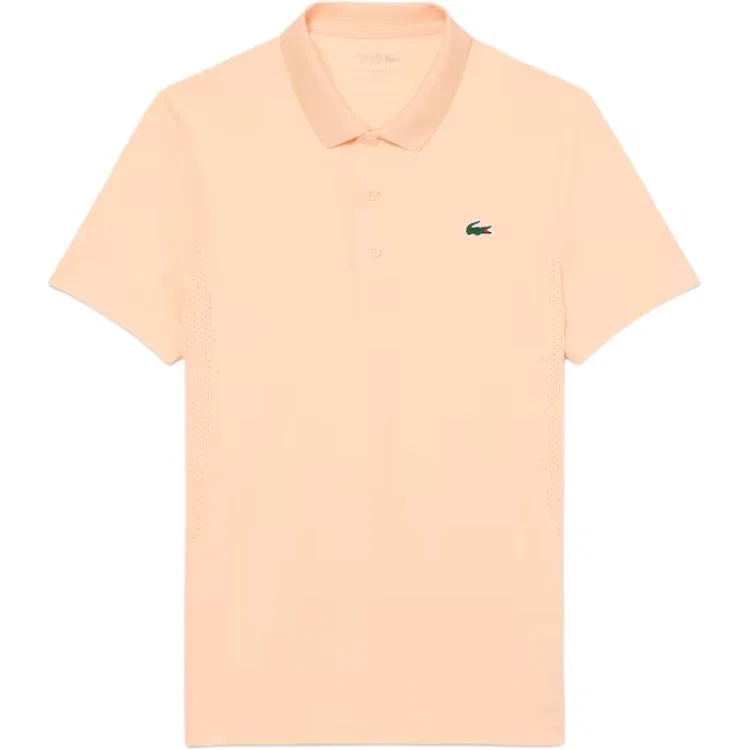 Мужское поло с воротником и умеренным прямым кроем LACOSTE
