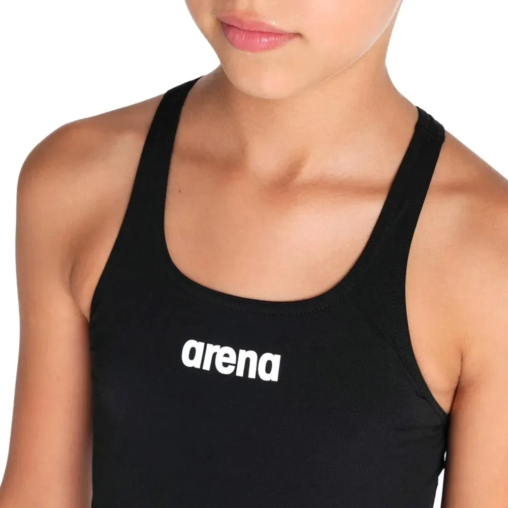Детский купальник для девочек спортивный Arena Performance Swim Pro Team, Negro — фото 4