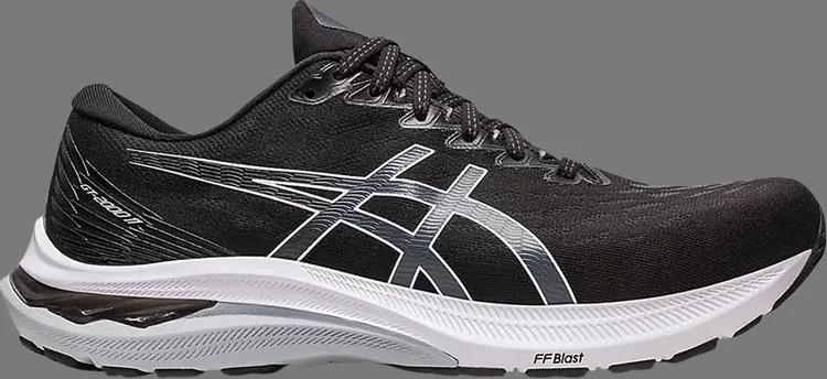 

Кроссовки gt 2000 11 4e wide 'black white' Asics, черный