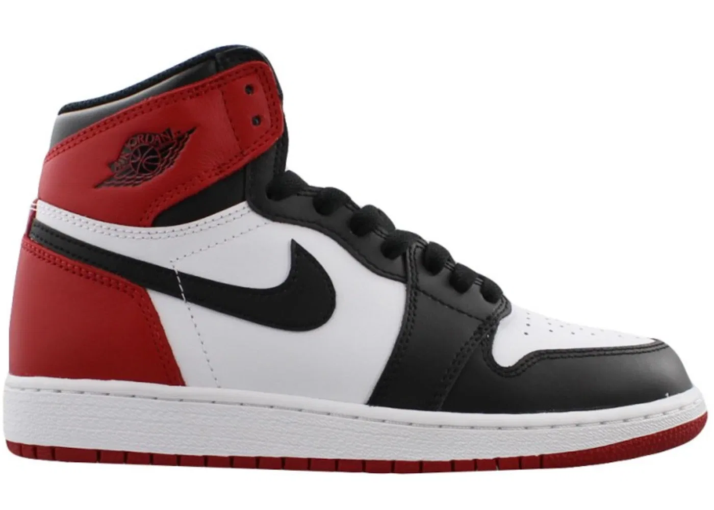 Детские кроссовки для мальчиков ретро-стиль Jordan 1 Retro Jordan, Black/White-Varsity Red