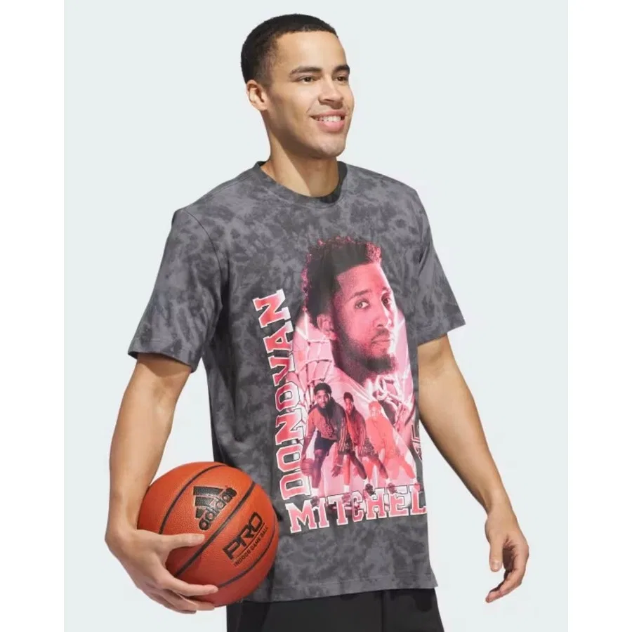 Футболка с принтом D.O.N. Tunnel Graphic Nike, Дымчатый