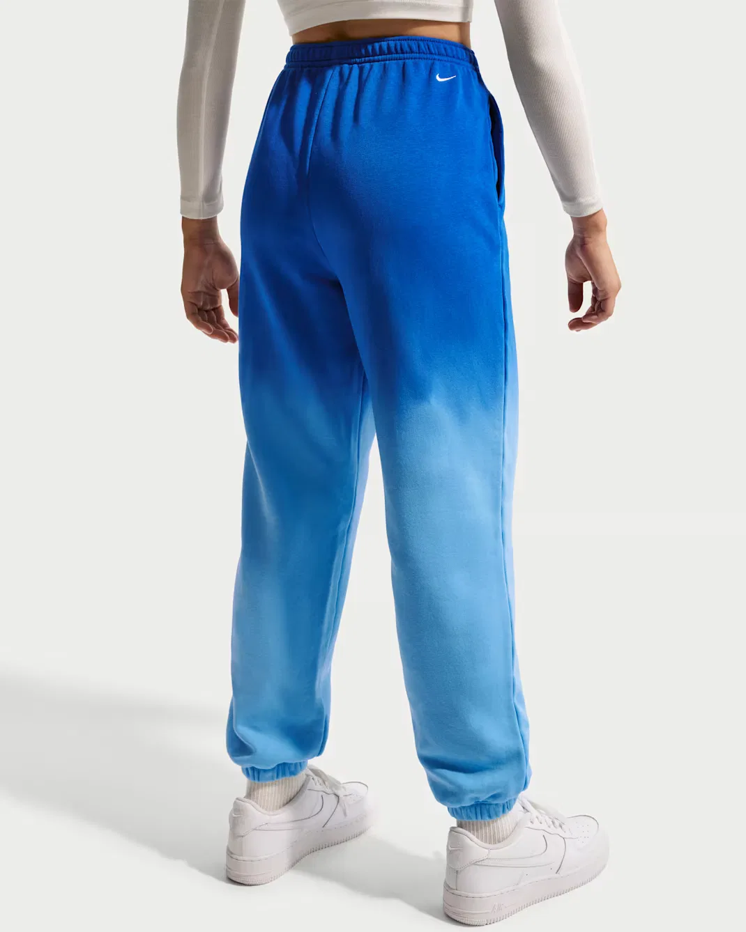 Свободные брюки для девочек (подростков) Nike Sportswear Studio Fleece, Football Blue/Game Royal — фото 3