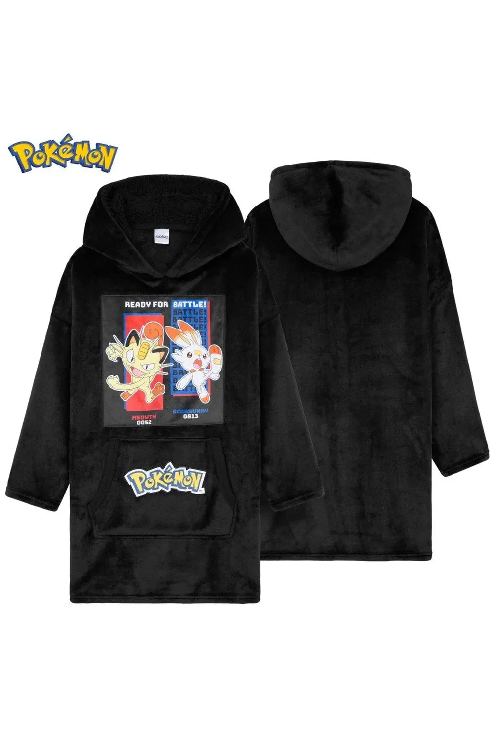 Оверсайз худи Pokemon, Black — фото 4