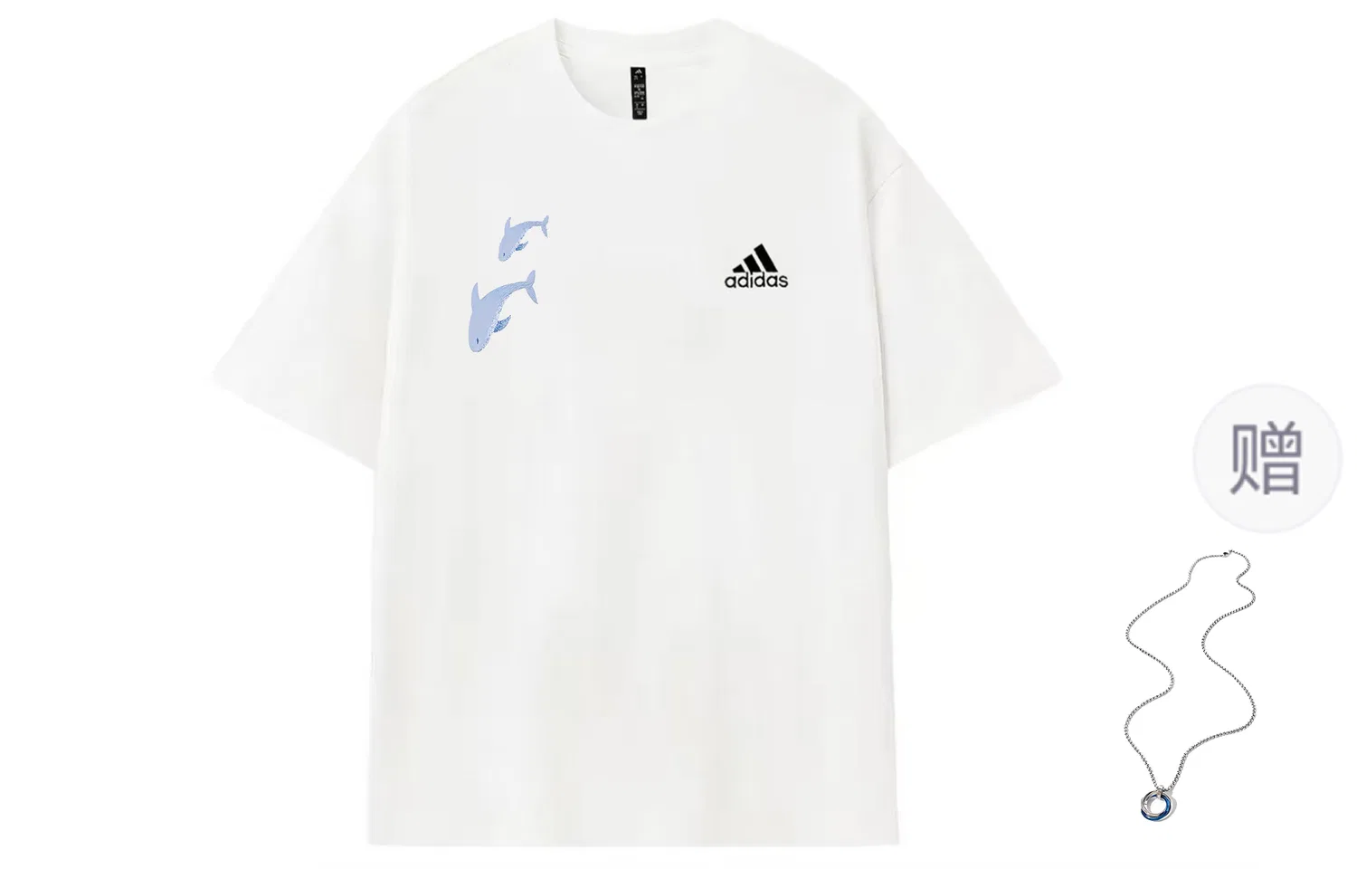 Женская футболка с принтом MUST HAVES Adidas, белый — фото 3