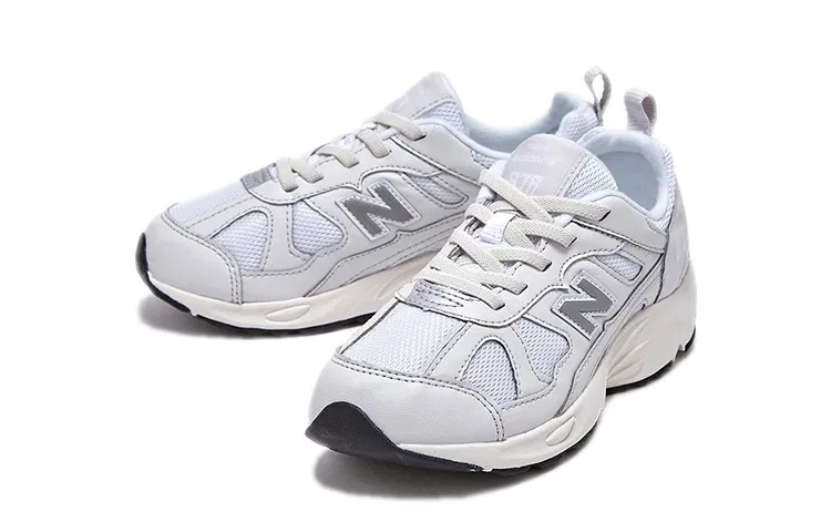 Детские кроссовки для мальчиков с дышащим верхом New Balance NB 878, Ecru — фото 4