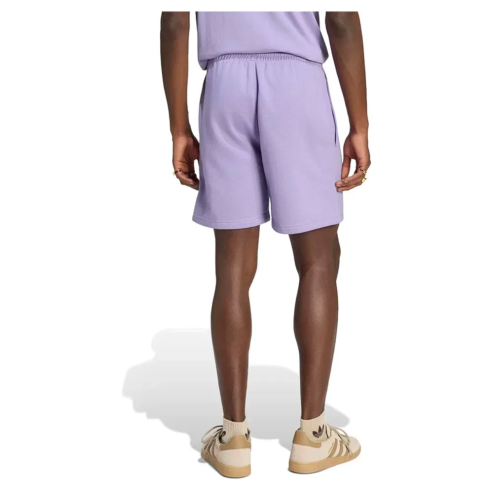 Шорты флисовые Trefoil Essentials Adidas Originals, фиолетовый — фото 2