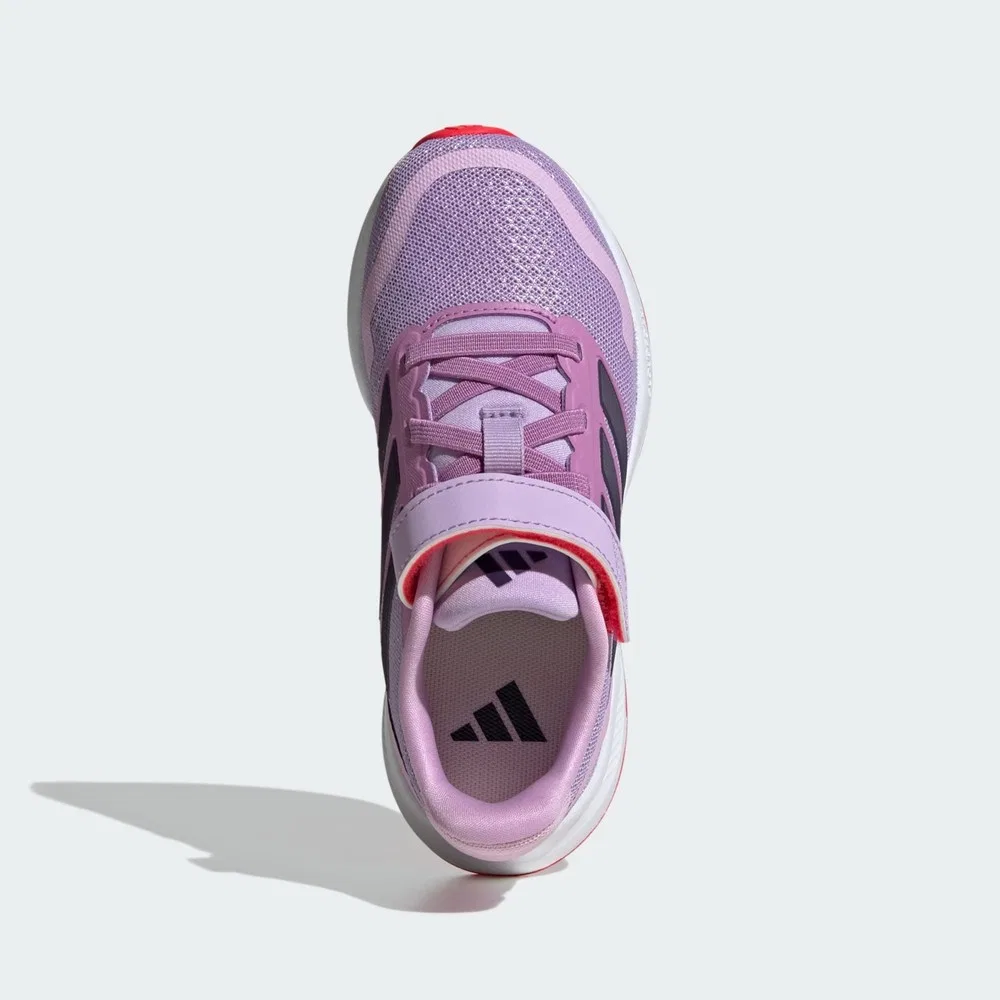 Детские спортивные кроссовки с шнуровкой и липучкой Runfalcon 5 adidas — фото 4