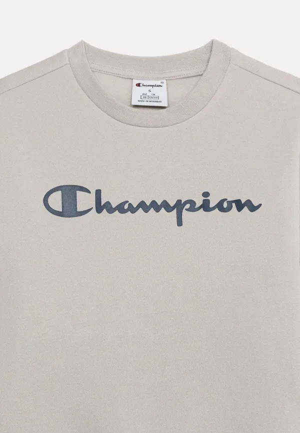 Свитшот с круглым вырезом, унисекс Champion, серый — фото 3