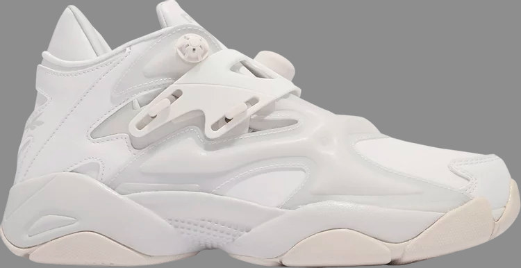 Лимитированные кроссовки pump court 'white ivory' Reebok, белый - фото