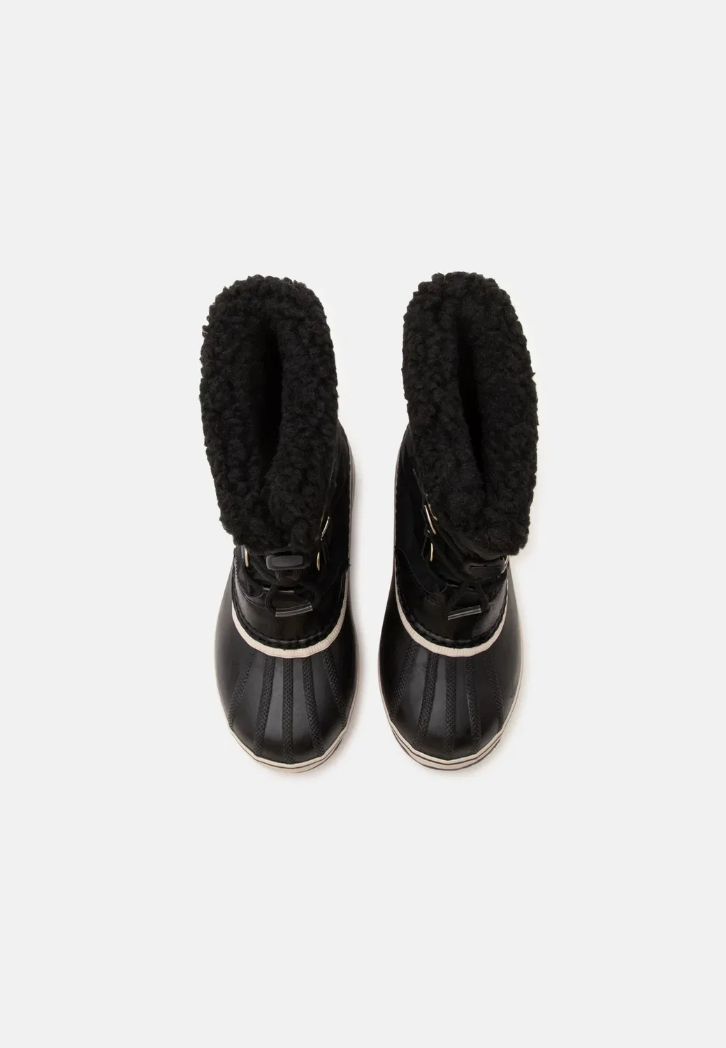 Детские ботинки унисекс на шнуровке для подростков Sorel, Black — фото 4