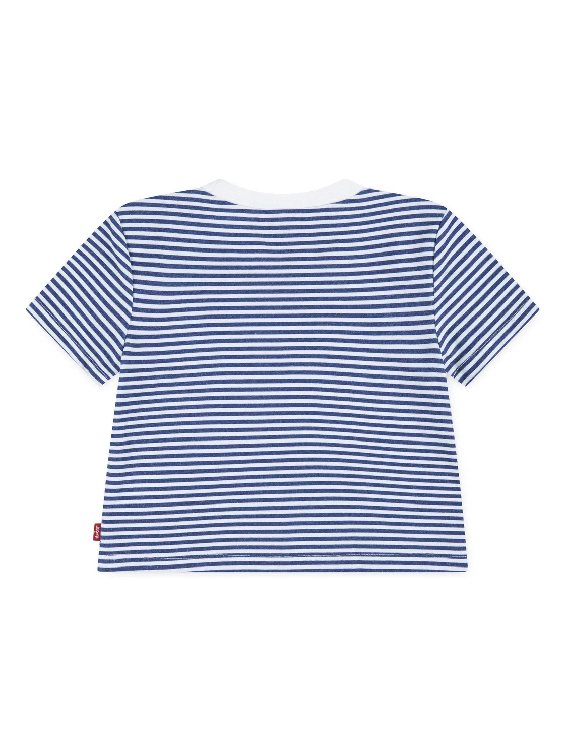 Футболка с коротким рукавом Levi's Mini Batwing в полоску, синяя — фото 2