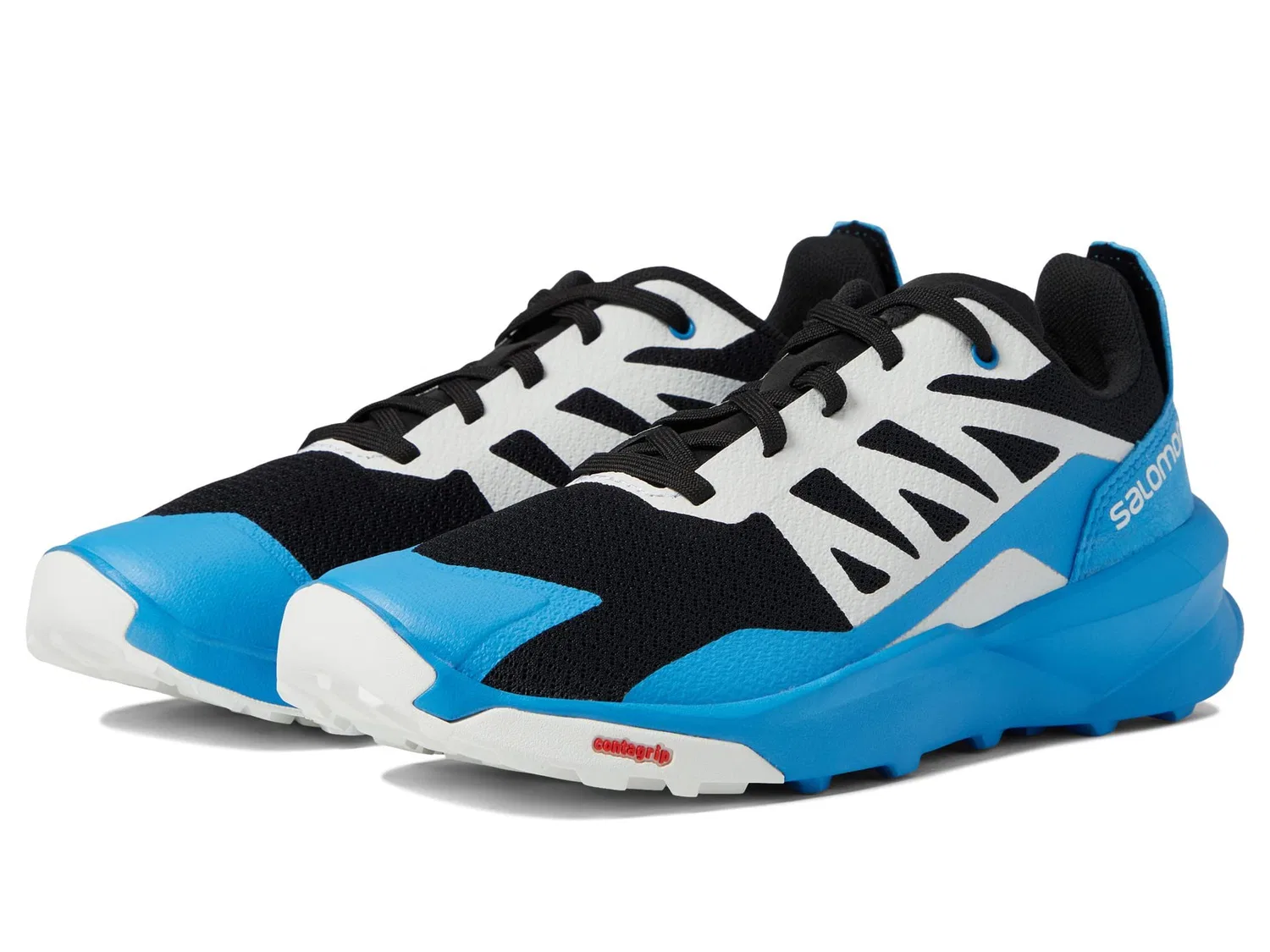 Детские кроссовки для мальчиков с легкой подошвой Patrol J Shoes Salomon, Black Pantone Tap Shoe Blithe Whi