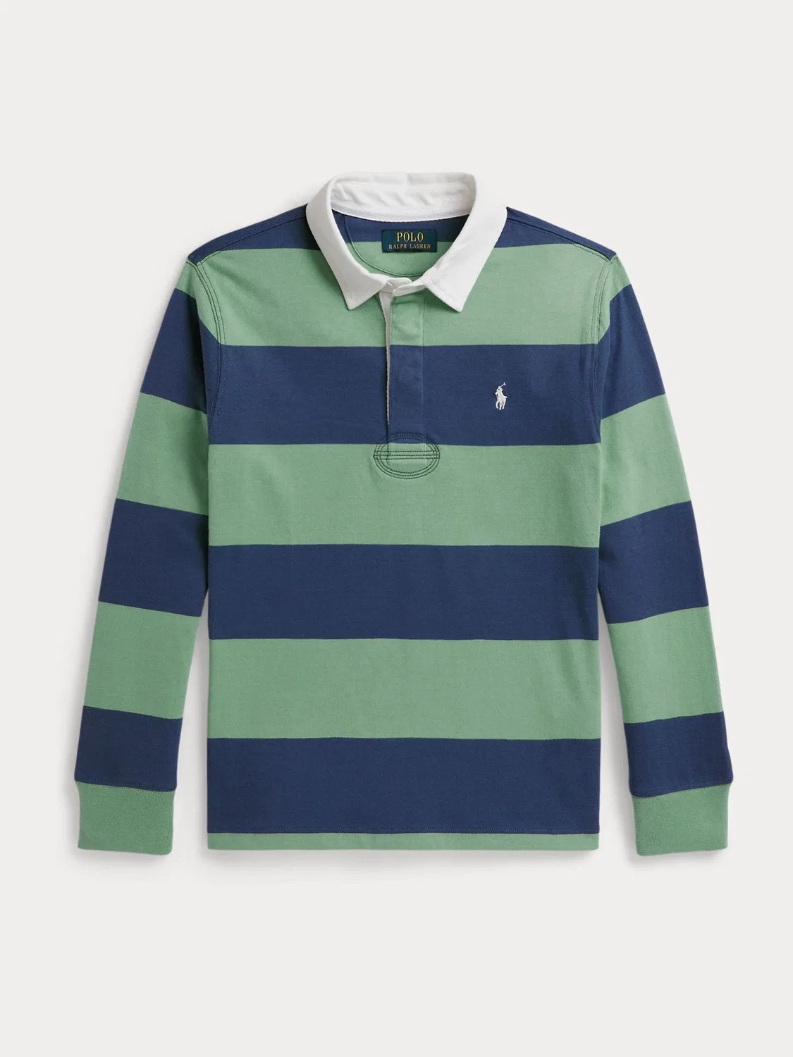 Рубашка регби, полосатая Polo Ralph Lauren, синяя