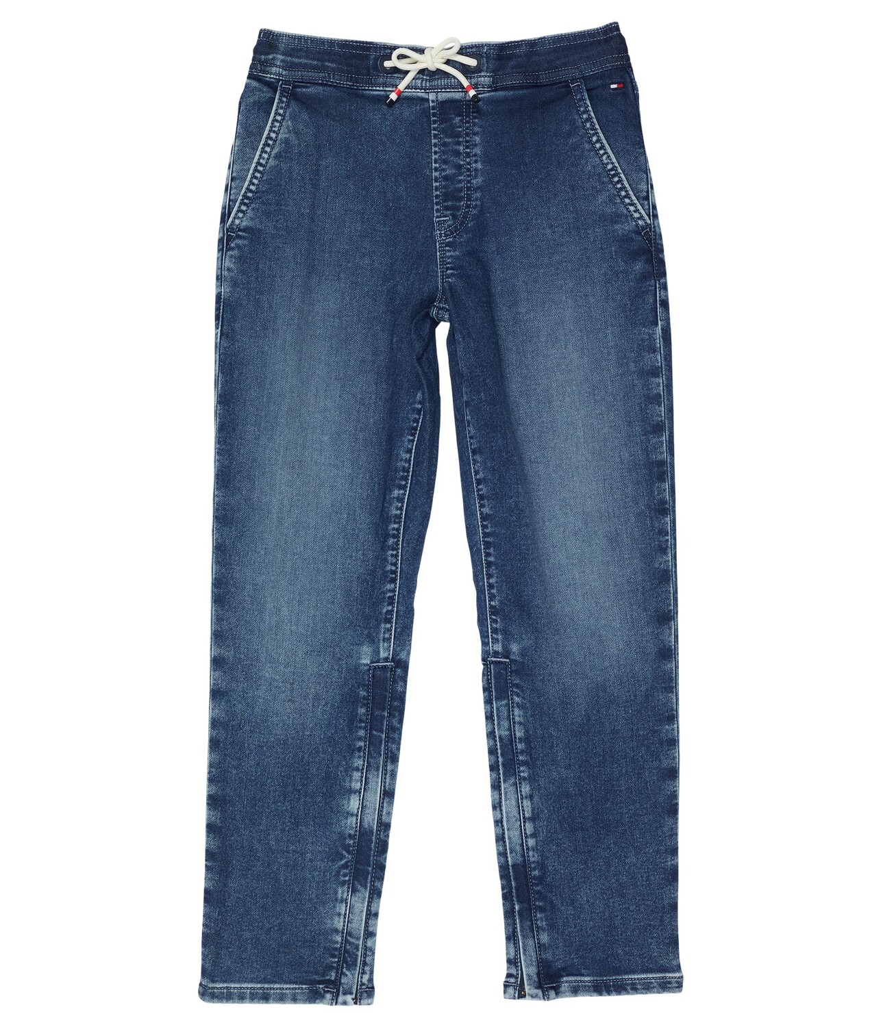 

Джинсы Tommy Hilfiger Adaptive, Pull-On Denim Joggers in Sliga Blue