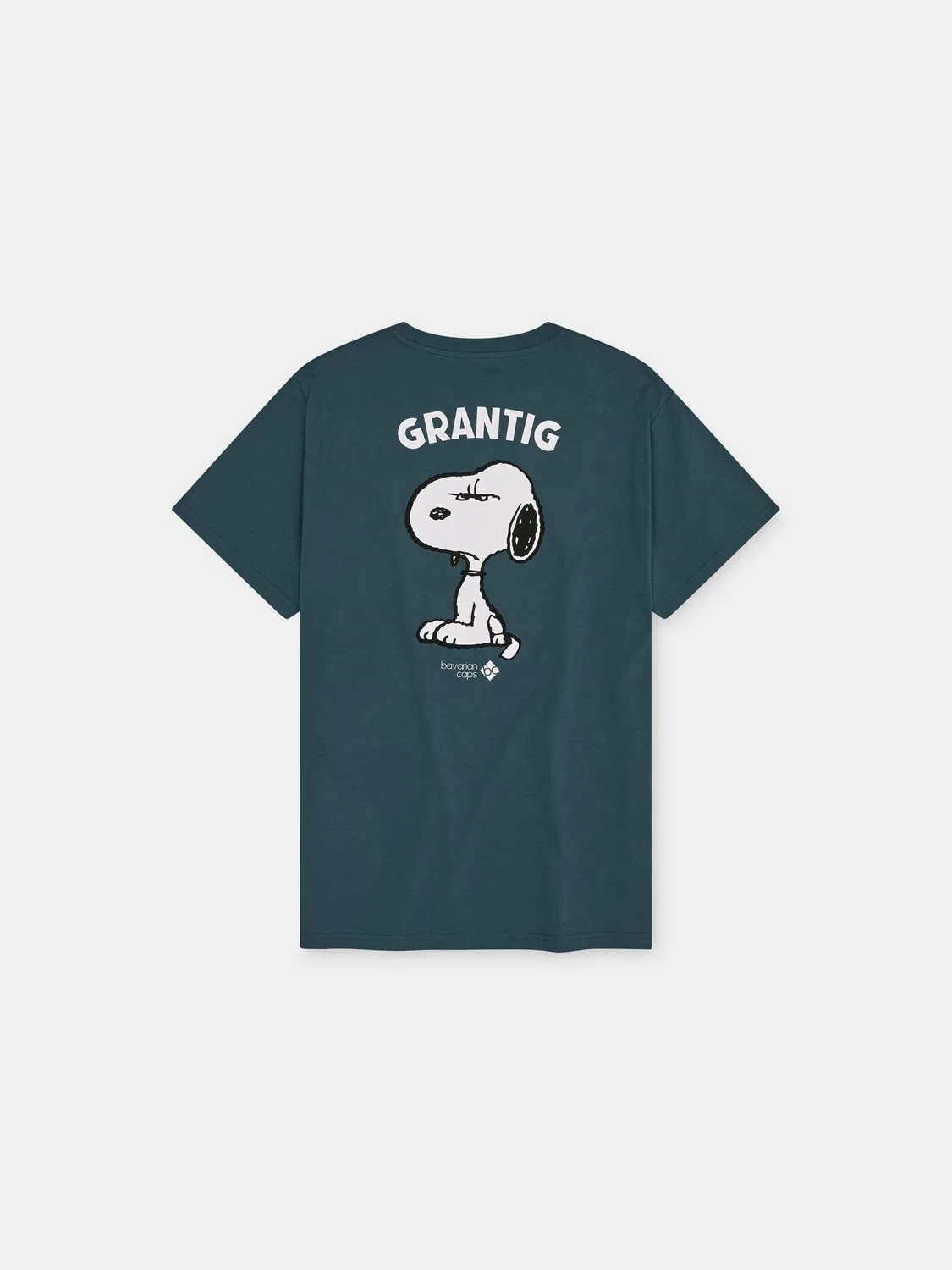Футболка Bavarian Caps Grantler Klub: Snoopy дымчато-синего цвета — фото 3