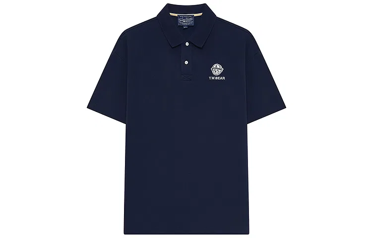 Детское поло с принтом Camping Polo Shirt Teenie Weenie Men, Navy Blue