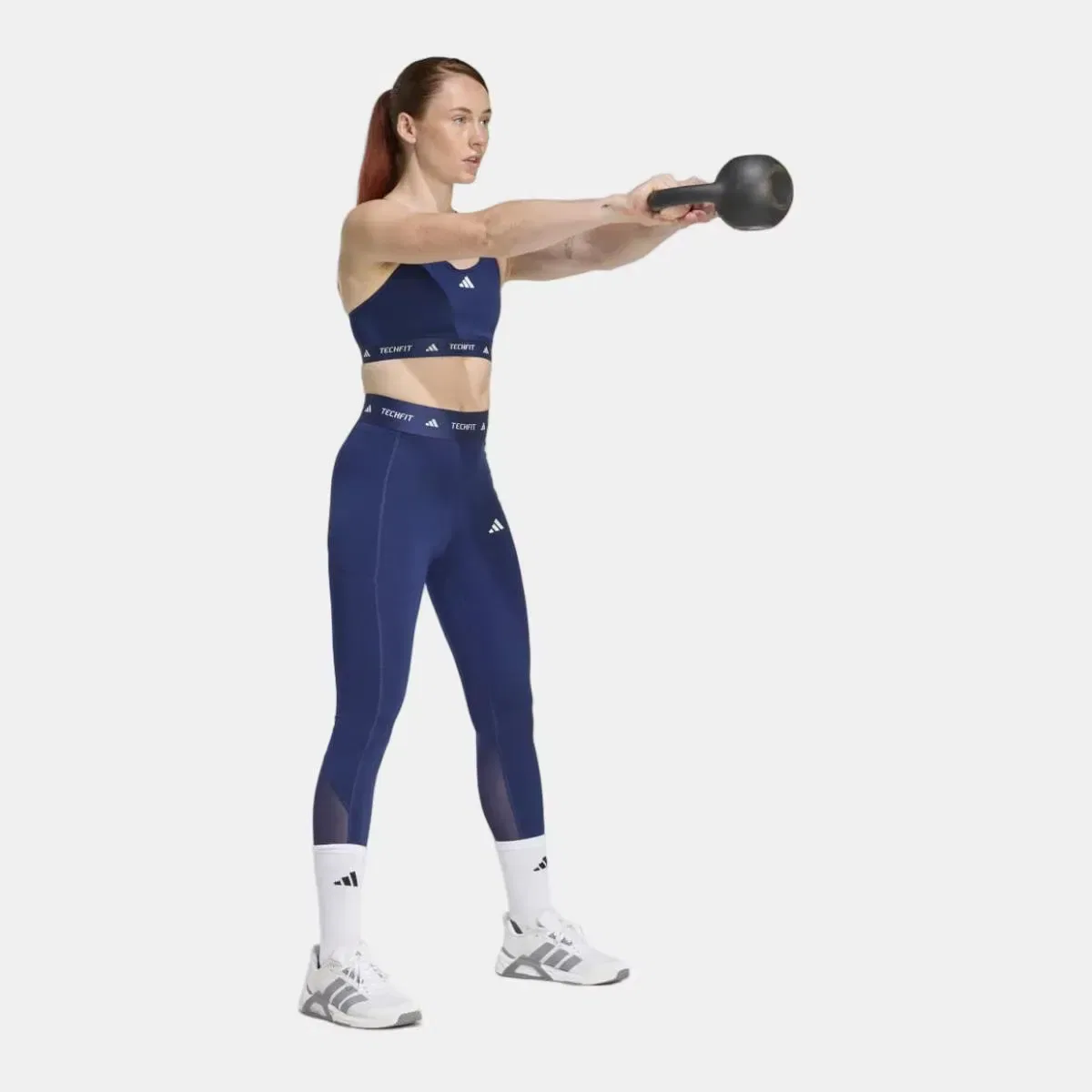 Женский топ для тренировок TF BRA adidas, Azul — фото 3