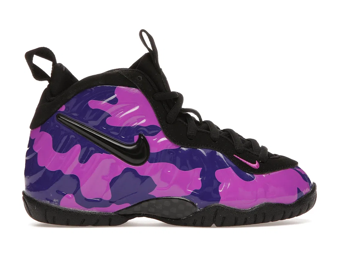 Детские кроссовки Lifestyle Nike Air Little Posite Pro, Black/Court Purple-Hyper Violet