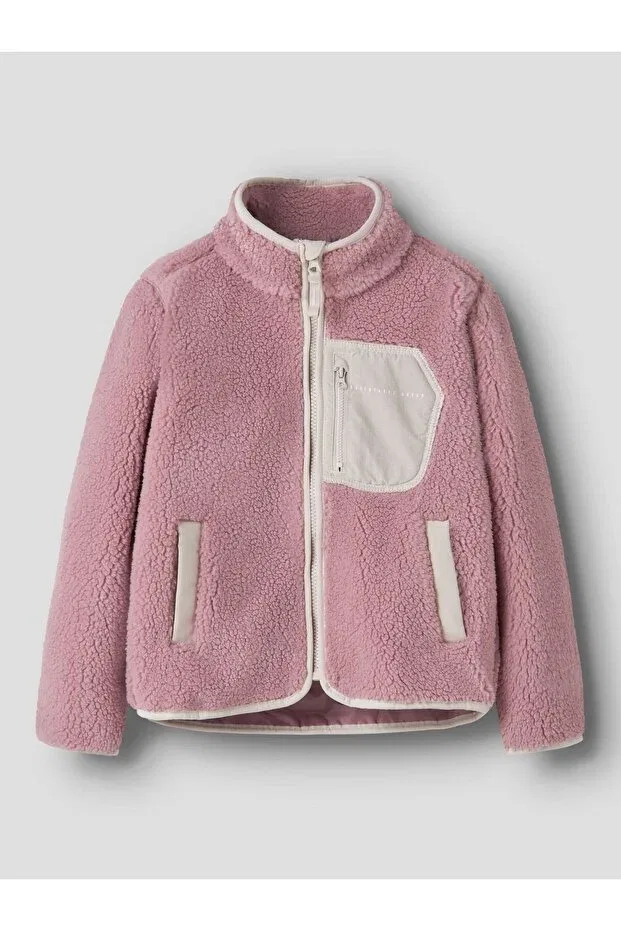 Детская куртка для девочек с принтом Name It, Pink