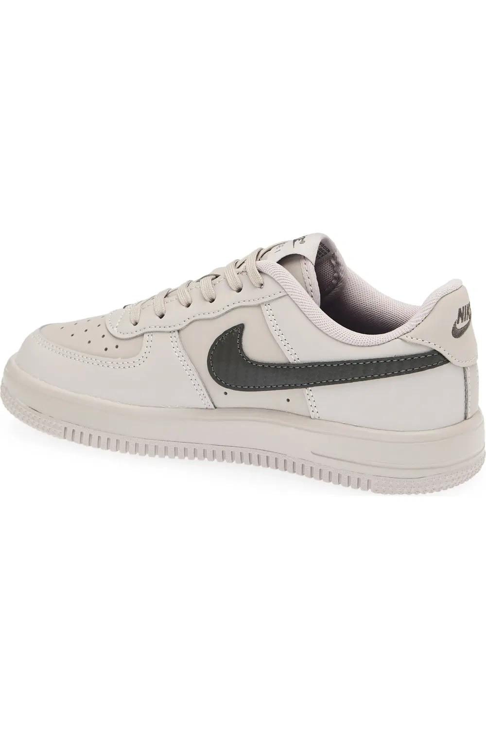 Детские кроссовки баскетбольные Air Force 1 Nike, College Grey/Newsprint — фото 2