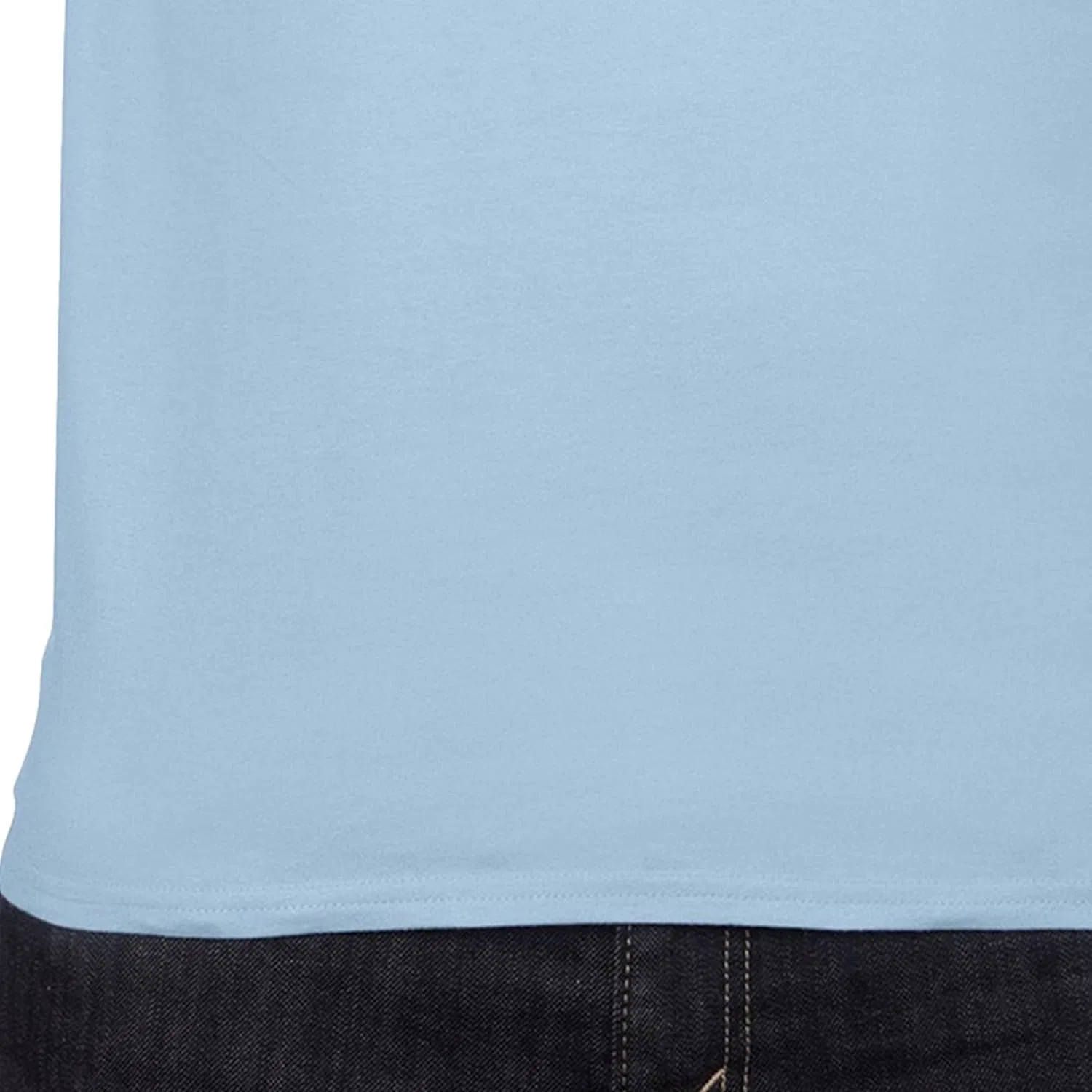 Мужская футболка с круглым вырезом Crew-Neck Cotton, Blue — фото 4