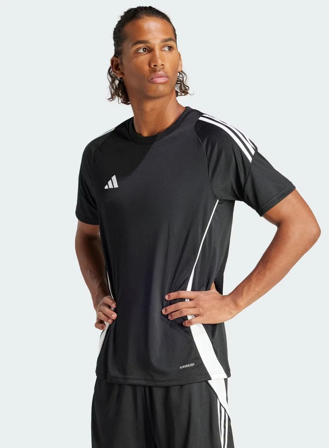 Футболка с влагоотводящей технологией Tiro24 Adidas, черный