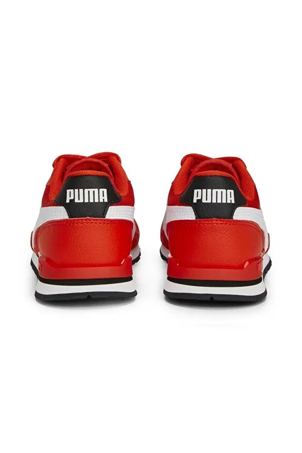 Детские кроссовки для девочек с текстильным верхом St Runner V3 Mesh Jr Unisex Puma, Red — фото 4