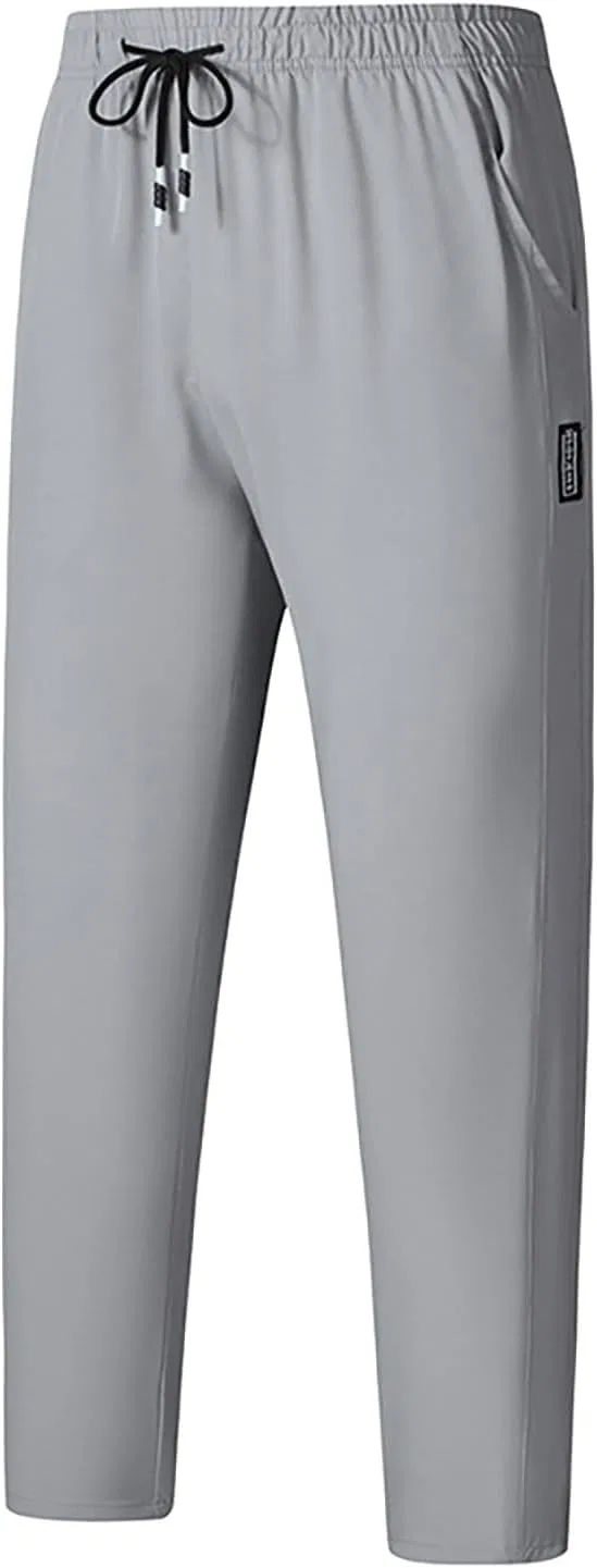 Мужские брюки прямого кроя с зауженным низом, модель Golf Pants, серый