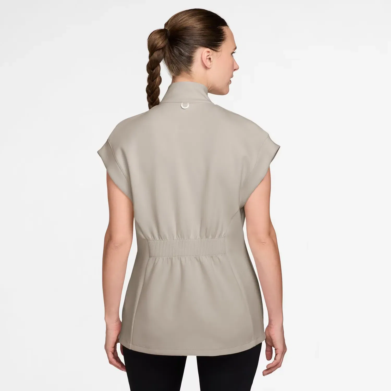 Женская туника Nike ImpossiblySoft Fz Tunic, Marrón — фото 2