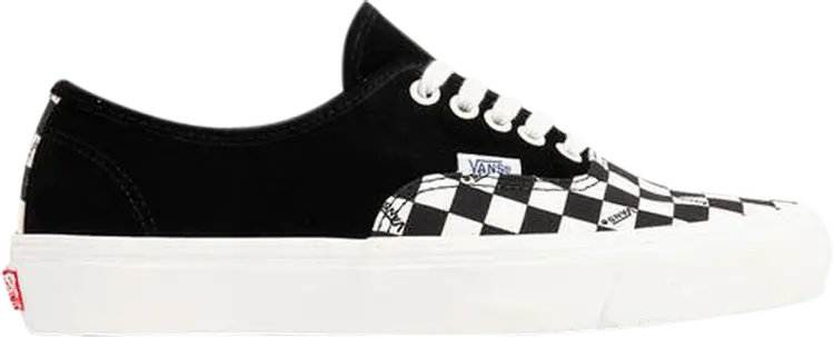 

Кеды Vans OG Authentic LX Black Checkerboard Toe, черный