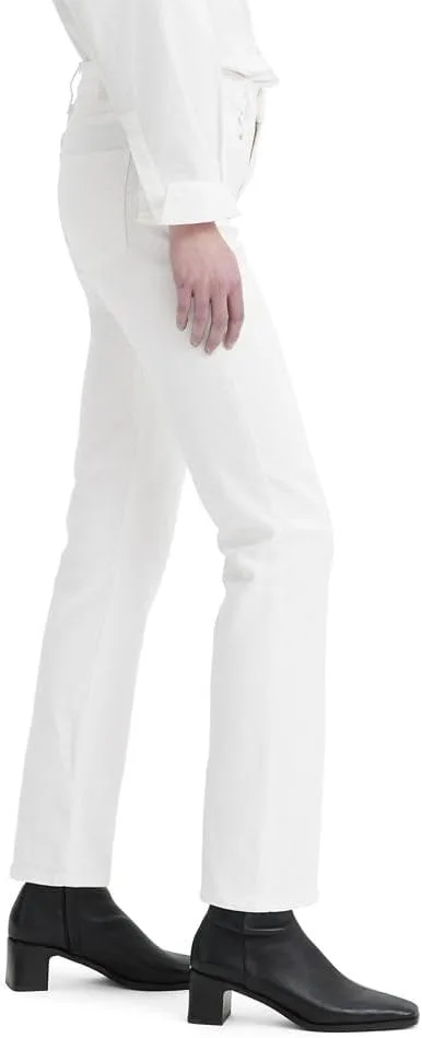 Женские джинсы Levi's 314 Shaping Straight, белый — фото 2