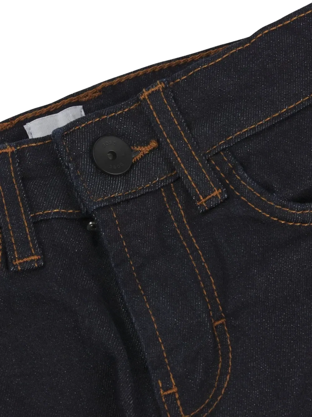 Джинсы с контрастной строчкой BOSS Kidswear, синий — фото 3