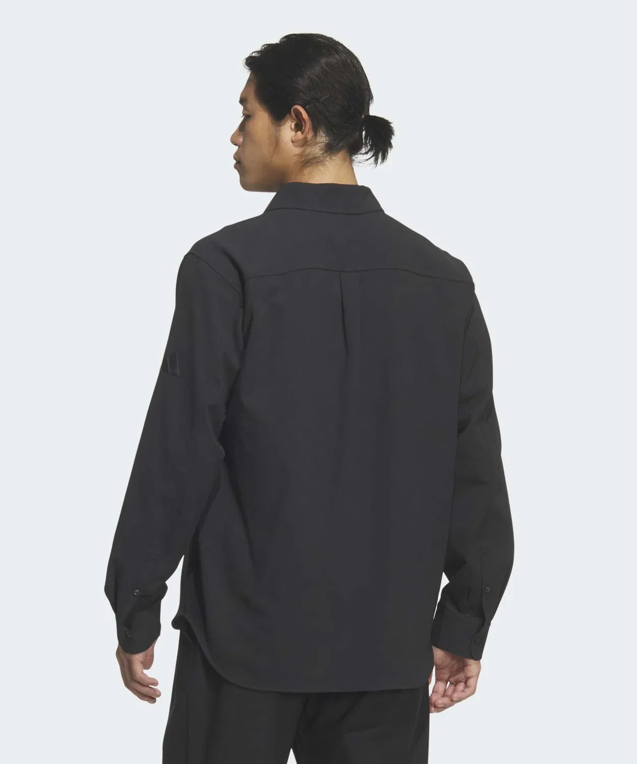 Мужская рубашка с длинным рукавомPremium Regular Fit Button Down Adidas, Black — фото 2