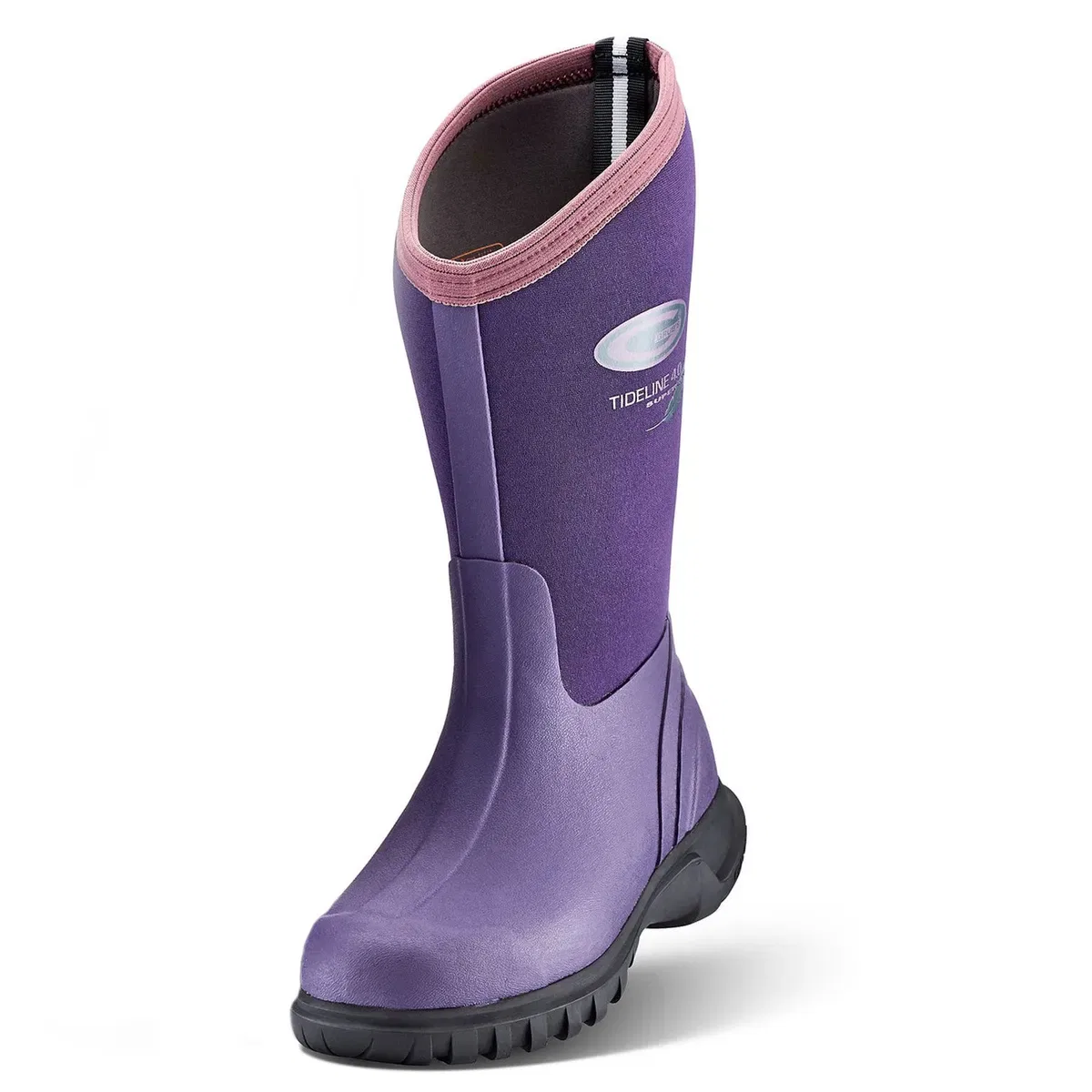 Детские резиновые сапоги Muddies Tideline Grubs Boots, Violet — фото 2