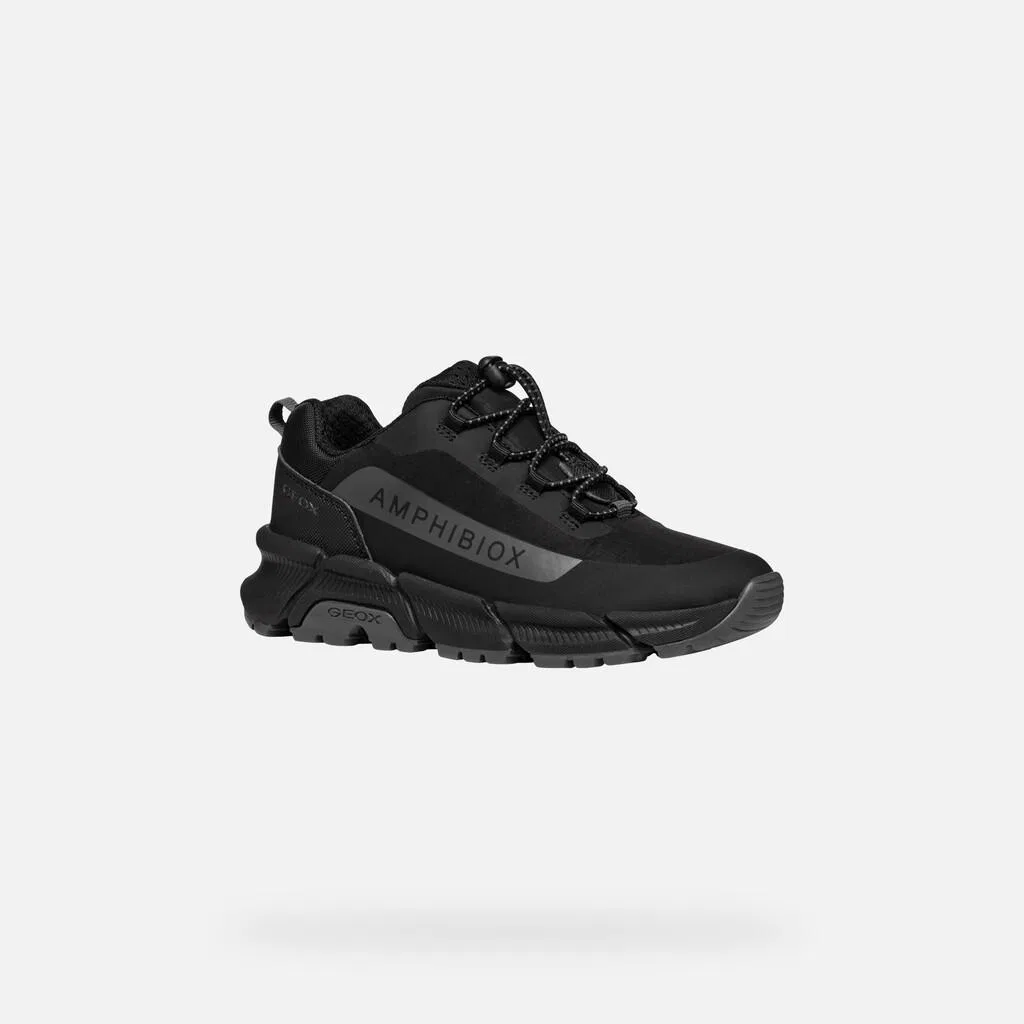 Детские кроссовки Geox Flexyper Plus, Schwarz / Dunkelgrau — фото 4