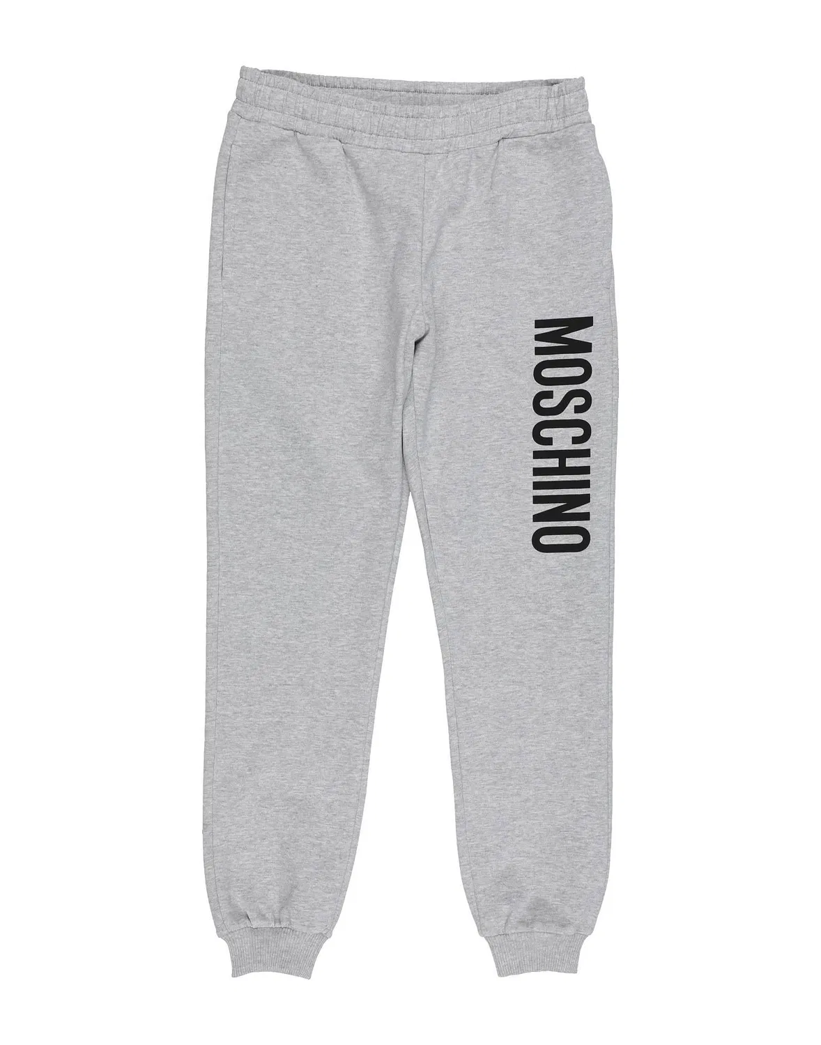 Детские спортивные штаны для девочек с принтом Moschino Teen, серый