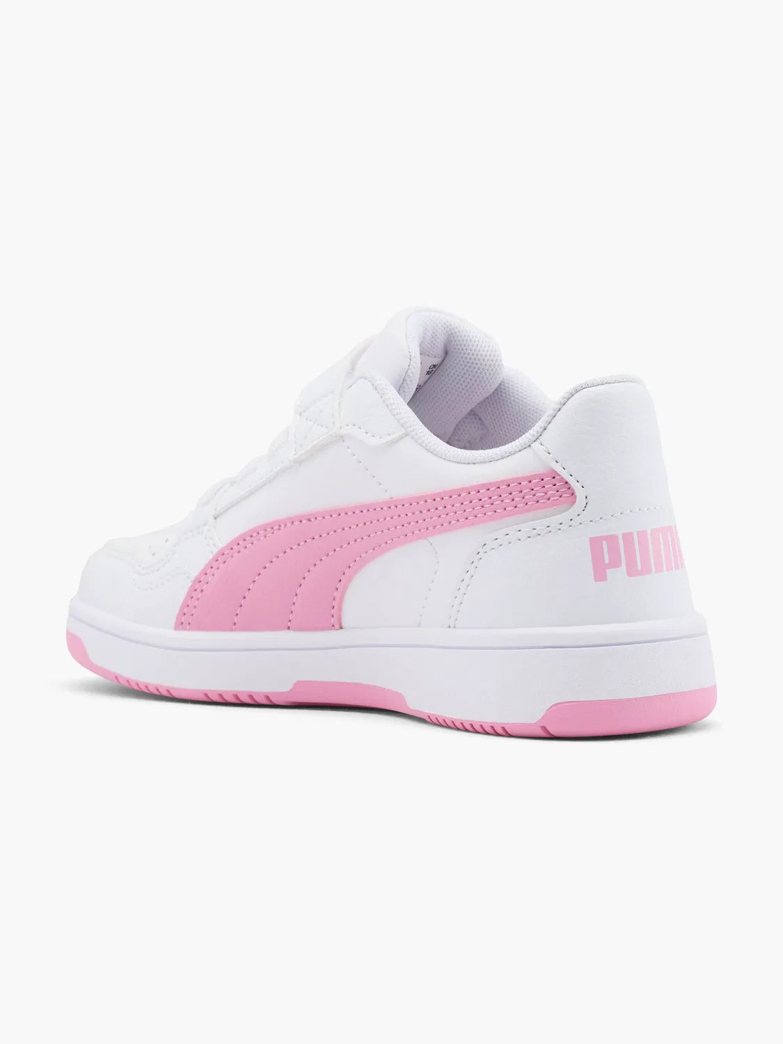 Детские кроссовки на липучках PUMA REB-L AC+ PS, белый — фото 3