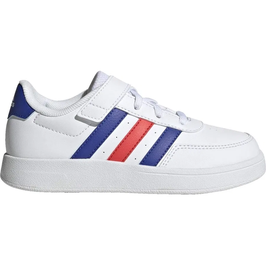 Кроссовки повседневные с эластичными шнурками и верхним ремешком Breaknet Lifestyle Court adidas, Белый