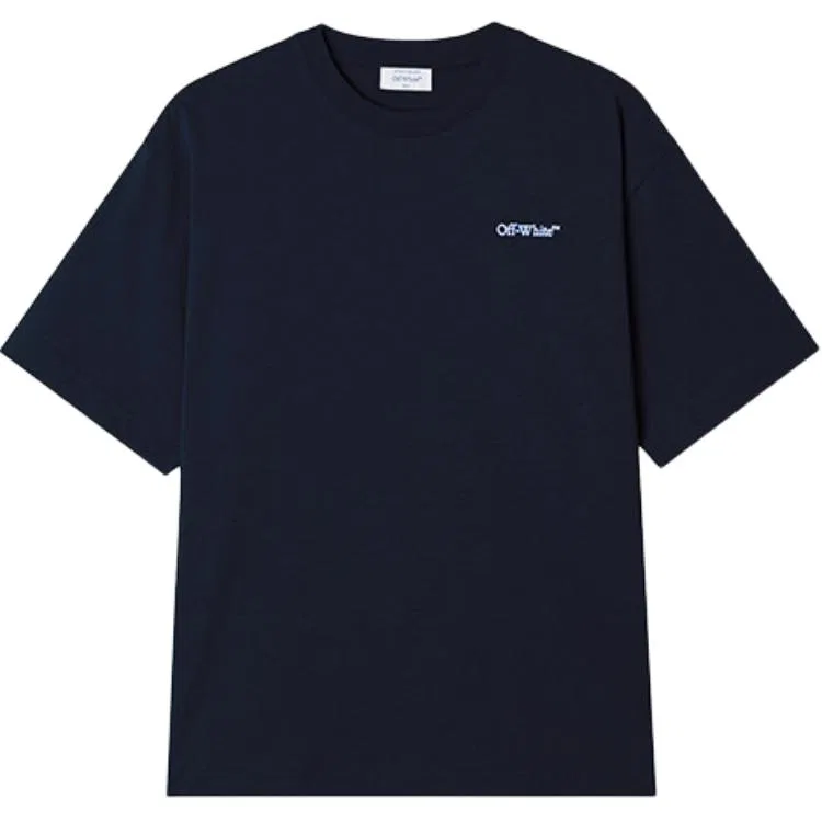 Детская футболка с круглым вырезом OFF-WHITE, Colorful Blue
