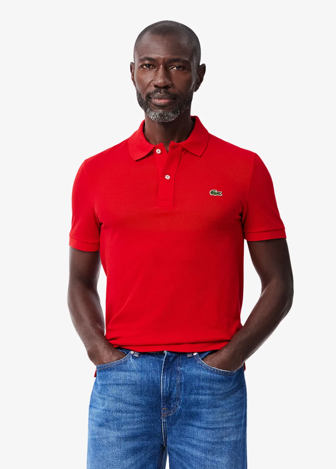 Polo Lacoste L.12.12 Slim Fit, red
