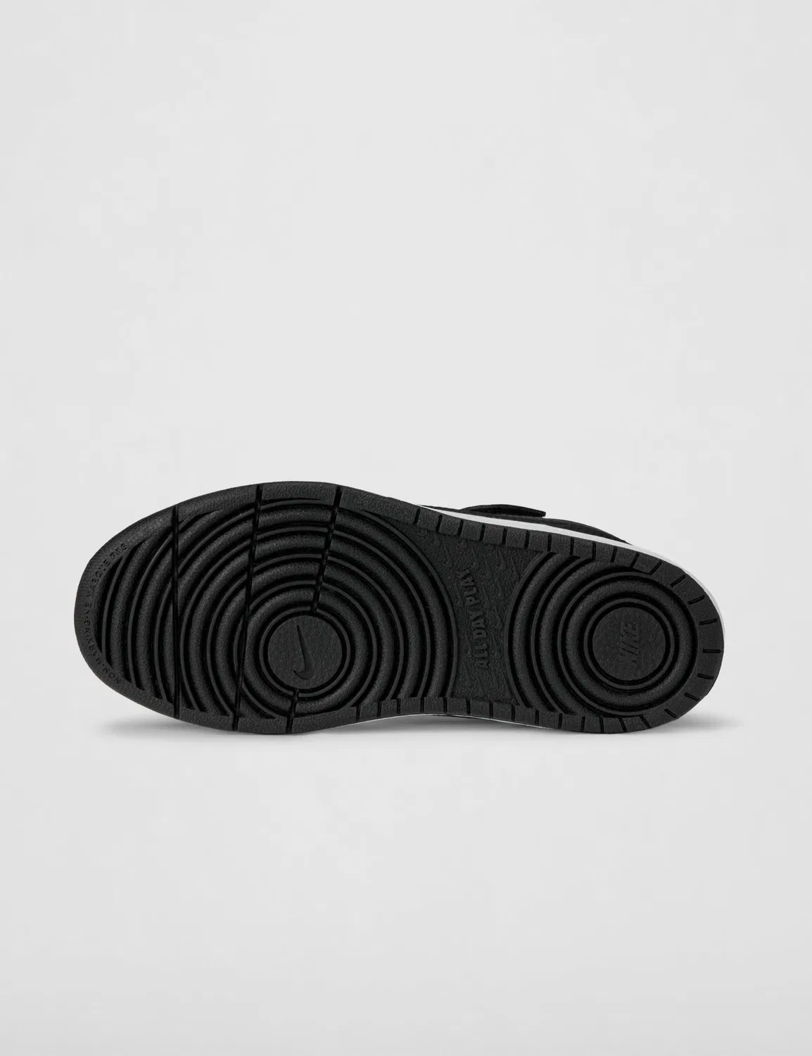 Детские кроссовки для мальчиков с липучкой Court Borough Low Recraft NIKE, White Black — фото 3