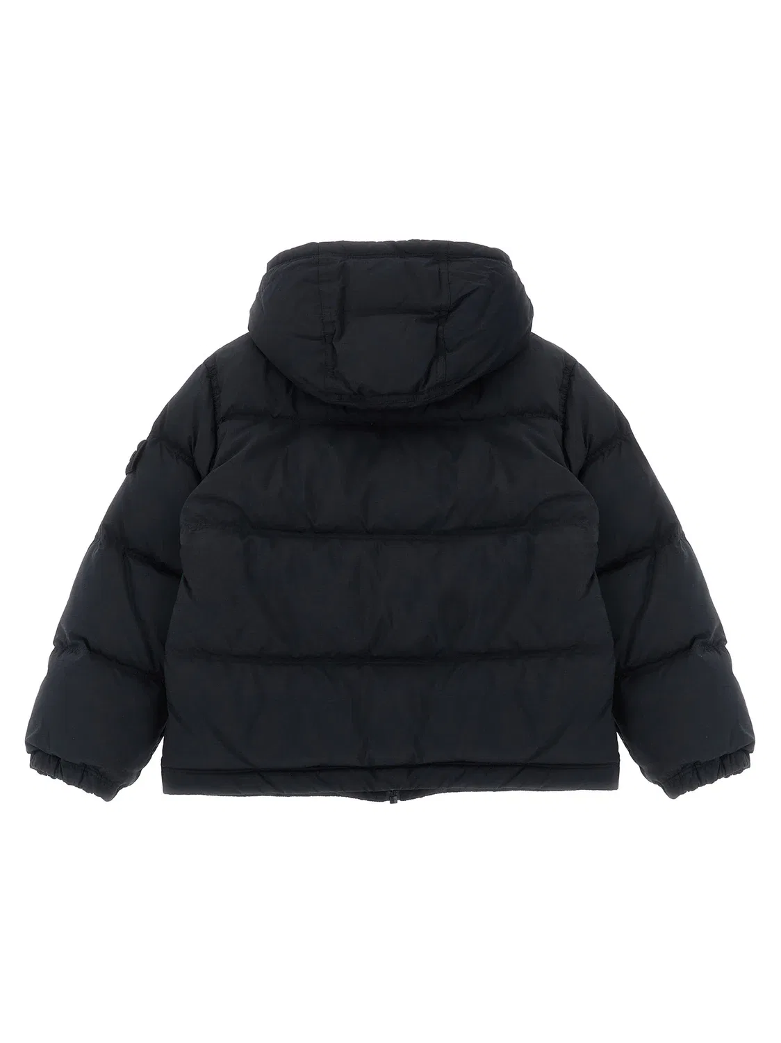 Пуховик Badge Stone Island Stone Island Junior, черный — фото 2