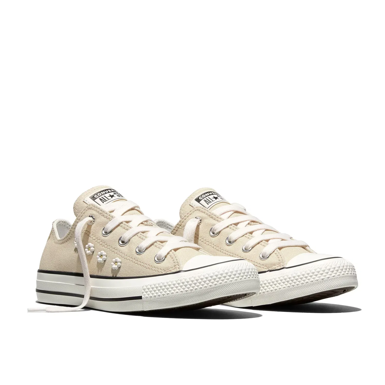 Детские кеды для мальчиков с принтом Chuck Taylor All Star Beaded Converse, Blanco — фото 4