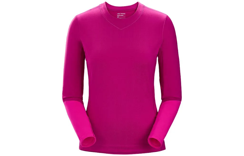 Футболка RHO LT с втачным рукавом Arcteryx, Electric Rose/Synth/Techno