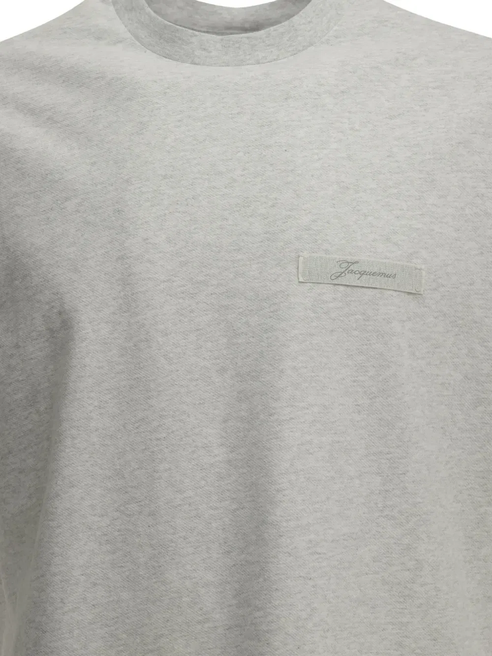 Футболка с нашивкой-логотипом JACQUEMUS, серый — фото 3