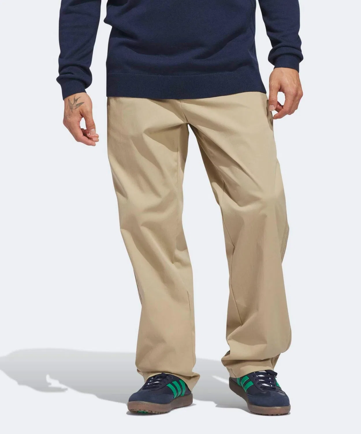 Мужские брюки regular fit с принтом Twill Weave Adidas, Beige
