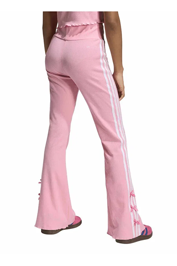Детские леггинсы для девочек хлопковые Adidas, Pink — фото 4