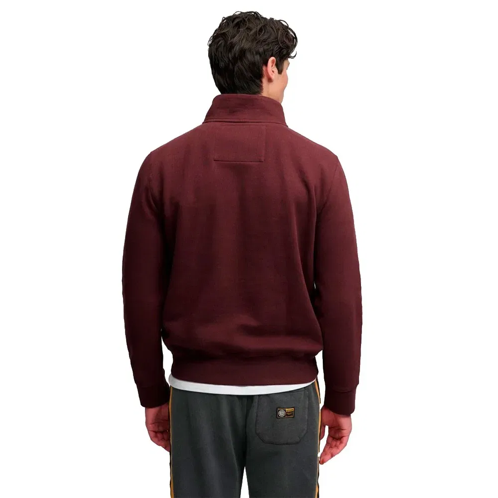 Мужской свитшот с полузастежкой-молнией Vintage Athletic Superdry, Red — фото 2